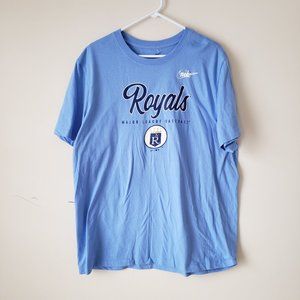 Nike Kansas City Royals Men's T-Shirt Tee Size 2XL XXL Cooperstown Blue NWT